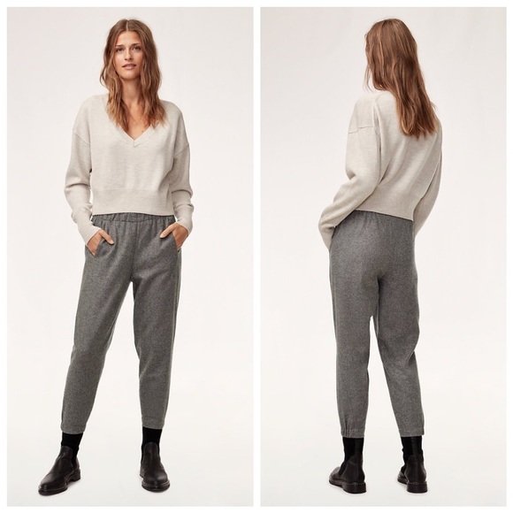 Aritzia Babaton Dexter Tweed Pants | Large - Picture 7 of 7